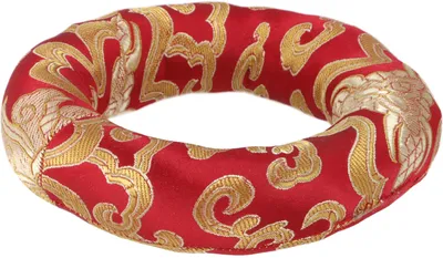 Produktbild von Klangschalenkissen, Kissenring, Kissen für Klangschale in 3 Größen - Rot, Polyester, Größe: 10 cm