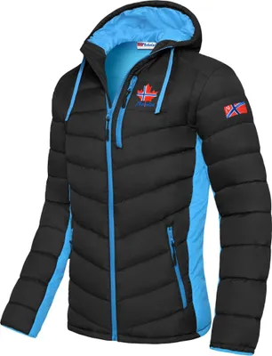 Produktbild von Nebulus Winterjacke MERIK Herren, warme Outdoorjacke, praktische & vielseitige Übergangs- & Winterjacke, P4915 - Herren, schwarz-malibu, 3XL