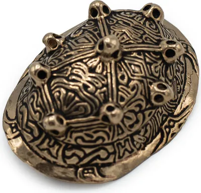 Produktbild von Wikinger Schalenfibel Saltvik bronze