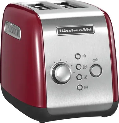 Produktbild von Kitchenaid 2-Scheiben-Toaster 5KMT221EER Empire Rot 1100 Watt