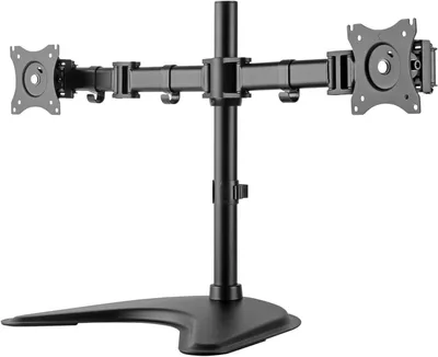 Produktbild von Monitorarm – Bildschirmhalterung – Arbeitsplatzorganisation – Unterstützung für zwei Monitore – 30-69 cm – Schwarz