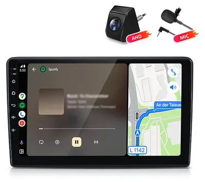 Immagine prodotto di Autoradio 4+64GB con telecamera e microfono, compatibile con Opel Zafira B e Astra H (2005-2014), con funzionalità Carplay, Android Auto, navigatore GPS, Wi-Fi, Bluetooth, DAB+, RDS e controllo del volante, display da 9 pollici