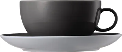 Produktbild von Cappuccinotasse 2-tlg. - Sunny Day Grey / Grau - Thomas - 10850-408532-14670