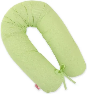 Immagine prodotto di Cuscino per gravidanza, cuscino per allattamento, supporto ottimale - sfoderabile, verde, 170 cm