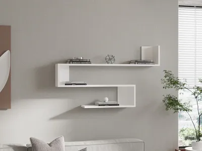Produktbild von Skye Decor, Penne - White, Wandregale, Weiß, 120 x 71 x 20 cm