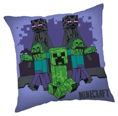 Imagen del producto de Almohada Minecraft Mobs, 40x40 cm