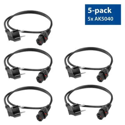 Zdjęcie produktu dla ACT AK5323, 2 m, CEE7/7, C13 panel, H05VV-F, 250 V, 10 A