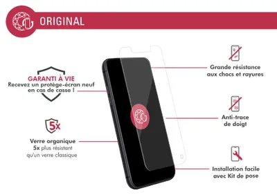Imagen del producto de Bigben Connected FGEVOIP61ORIG, compatible con Apple iPhone XR/11, resistente a los arañazos, transparente, pack de 1 unidad