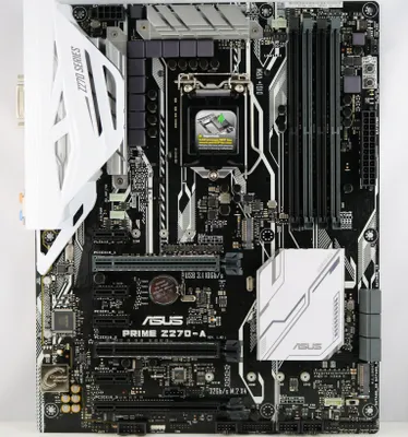 Zdjęcie produktu dla ASUS PRIME Z270-A, Intel, LGA 1151 (Socket H4), Intel® Celeron®, Intel® Pentium®, DDR4-SDRAM, 64 GB, DIMM