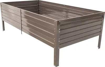 Obrázok produktu pre Záhradná vyvýšená posteľ pozinkovaná oceľ KLASIKA GARDEN 1500x750x300mm, lakovaná (hnedá)