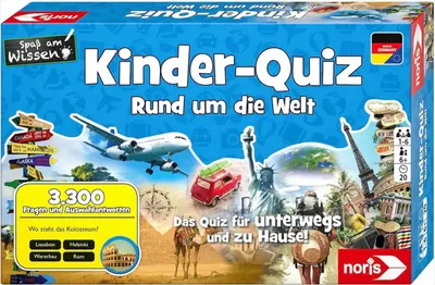 Zdjęcie produktu dla Noris Spiele Quiz dla dzieci na całym świecie; 606011630