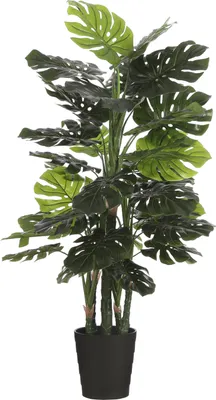 Produktbild von Mica Decorations Monstera Kunstpflanze - H140 x Ø80 cm - Grün