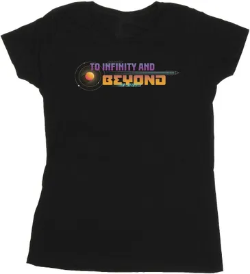 Produktbild von Disney - "Lightyear Infinity And Beyond" T-Shirt für Damen BI29261 (L) (Schwarz)