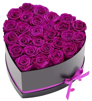 Image de VEVOR - 27 roses éternelles dans une boîte en forme de cœur, bouquet de fleurs stabilisées, coffret cadeau pour votre femme, votre maman, votre partenaire, pour un mariage, la fête des Mères, la Saint-Valentin, Noël, violet foncé