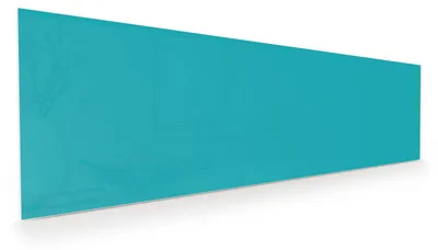 Produktbild von Glasbild 120x40cm in XXL für Wohnzimmer, Schlafzimmer Motiv Türkiser Hintergrund II
