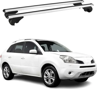 Image de Barres de toit Transversales pour Renault Koleos 2008-2014 Aluminium Argent
