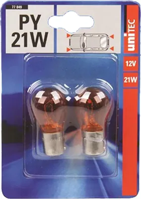 Produktbild von Unitec PY21W Kugellampe Standard orange 12V 21/5W