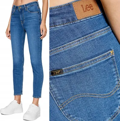 Produktbild von Lee Scarlett High Mid Madison High Skinny Legs Dark Denim W27 L31