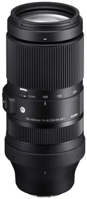 Obrázok produktu pre Sigma 100-400 mm F5.0-6.3 DG DN OS, Teleobjektív s transfokáciou, 22/16, 100 - 400 mm, Stabilizátor obrazu, L mount, Sony E, Automatické zaostrovanie