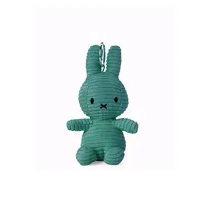 Produktbild von Miffy Cord-Schlüsselanhänger (grün, 10cm) Kuscheltier Stofftier Keychain Hase
