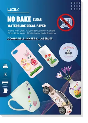 Transferpapier A4, 15 Blatt, transparent, für Laser-/Inkjetdrucker