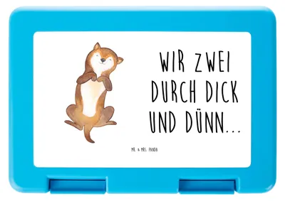 Produktbild von Mr. & Mrs. Panda Frischhaltedose Hund Streicheln - Weiß - Geschenk, Brotbehälter, Essensbox, Freundschaft, Süß, Hunde, Snackbox, Butterbrotdose, Bauch, Sprüche, Bentobox