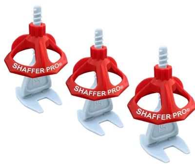 Produktbild von Fliesenkreuze Fliesennivelliersystem Fliesenabstandhalter - 4 mm - 3 bis 22 mm - Weiß