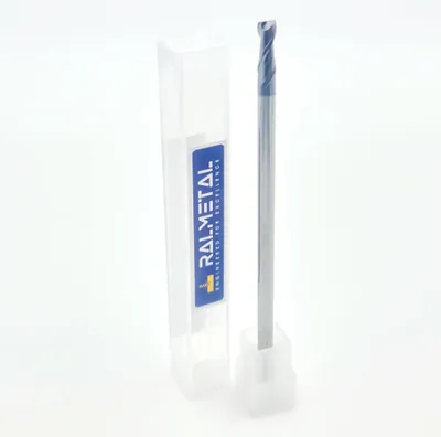 Immagine prodotto di Fresa in metallo duro integrale VHM 3 x 8 x 75 mm 2 - molle 45 HRC!