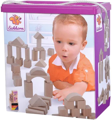 Produktbild von Eichhorn Natur Holzbausteine