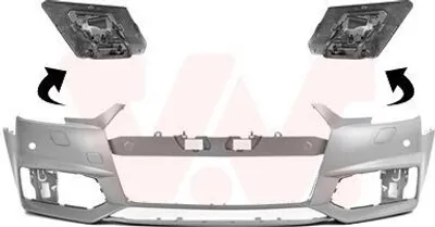 Produktbild von VAN WEZEL Stoßstange Stoßfänger für AUDI A4 B9 Avant (8W5, 8WD) Grundiert 0346572