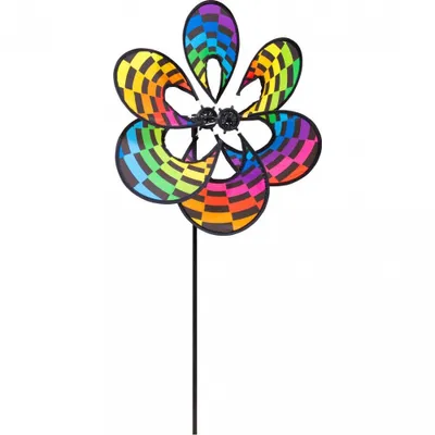 Obrázek produktu pro Invento větrník Paradise Flower Rainbow Checker