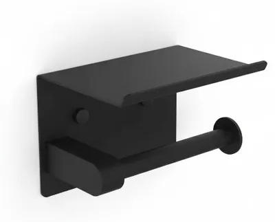 Image de InAndOutdoorMatch - Porte-papier toilette - Adhésif - Acier inoxydable