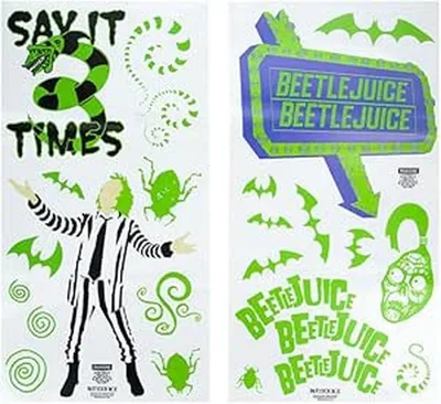 Image de Pack de stickers muraux Beetlejuice 44 x 23 cm