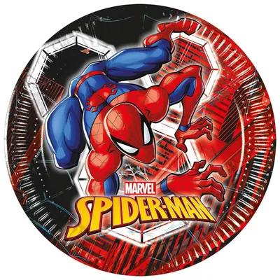 Produktbild von Spiderman World of Web 8 kleine Teller