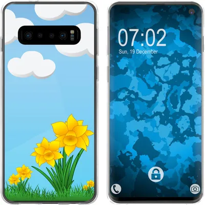 Produktbild von PhoneNatic Case kompatibel mit Samsung Galaxy S10 Silikon-Hülle Ostern M4