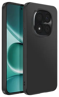 Zdjęcie produktu dla Mayaxess, odporne na uderzenia miękkie silikonowe etui do Xiaomi Redmi Note 15 Pro 5G, czarne