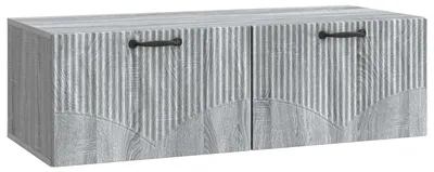 Produktbild von Wandmontierter TV-Schrank Graues Sonoma 98 x 41 x 30 cm