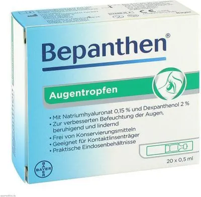 Produktbild von Bepanthen Augentropfen 20X0.5 ml