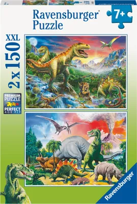 Image de Puzzle Ravensburger, thème : dinosaures - 150 pièces, à partir de 7 ans