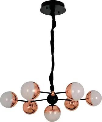 Image de Plafonnier rond moderne de luxe Lustre décoratif