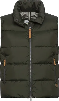 Productafbeelding van Camel active dames gewatteerde vest van gerecycled polyester, donkergroen, dameskleding - maat 40