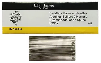 Sattler-Handnähnadeln L3912 Größe 002, 25 Stück, Metall