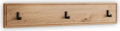Produktbild von Wandgarderobe Rimini Eichenholz Natur 80 x 36 x 37 cm