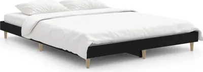 Obrázek produktu pro vidaXL Postelový rošt černý 140x190 cm Dřevěný materiál