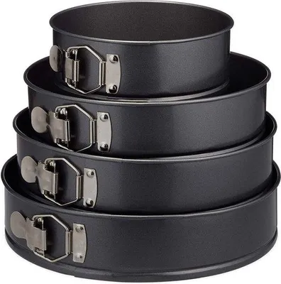 Produktbild von Famanu Springform Set 4-teilig - Rund, hitzebeständig bis 250°