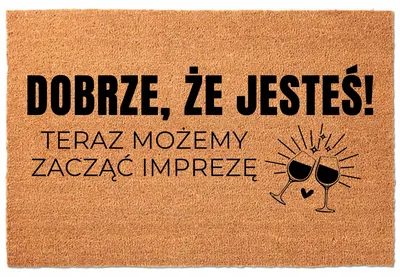 Produktbild von TabPrint Kokos Wycieraczka Wejściowa 40x60 cm Antypoślizgowa