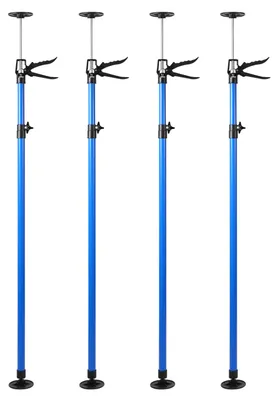 Immagine prodotto di Ikodm, 4 supporti per soffitti, supporti di montaggio, supporti monomano, da 115 a 290 cm, in acciaio, capacità di 50 kg per supporto, adatti per cartongesso