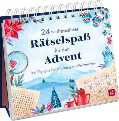 Immagine prodotto di 24 x ultimativer Rätselspaß für den Advent