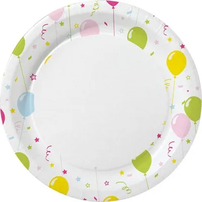 Produktbild von Duni Pappteller ø 22 cm beschichtet - 10 Stück