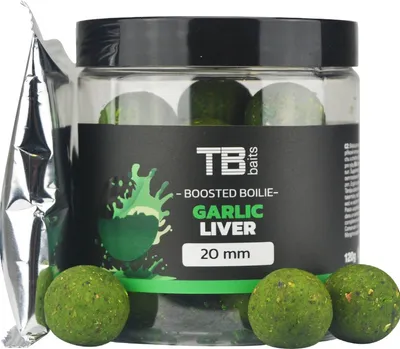 Zdjęcie produktu dla TB Baits Tomas Blazek - Boosted Boilie Garlic Liver 16mm 120g - kulki proteinowe